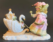 CHERISHED TEDDIES Sabryna 4055039 “Golden Bells Welcome Winter” ENESCO - SIGNED