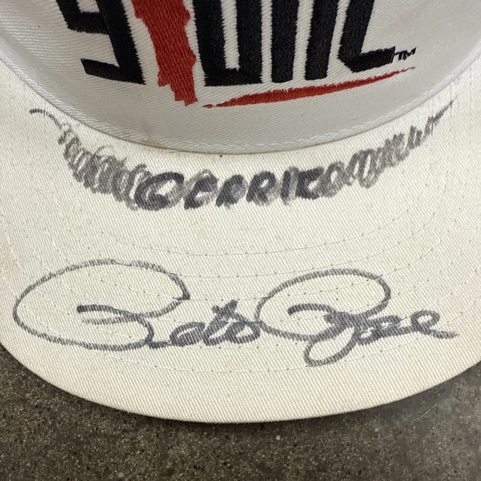 Cincinnati Reds Pete Rose Autographed Vintage Giant Records Snapback - Image 2 of 4