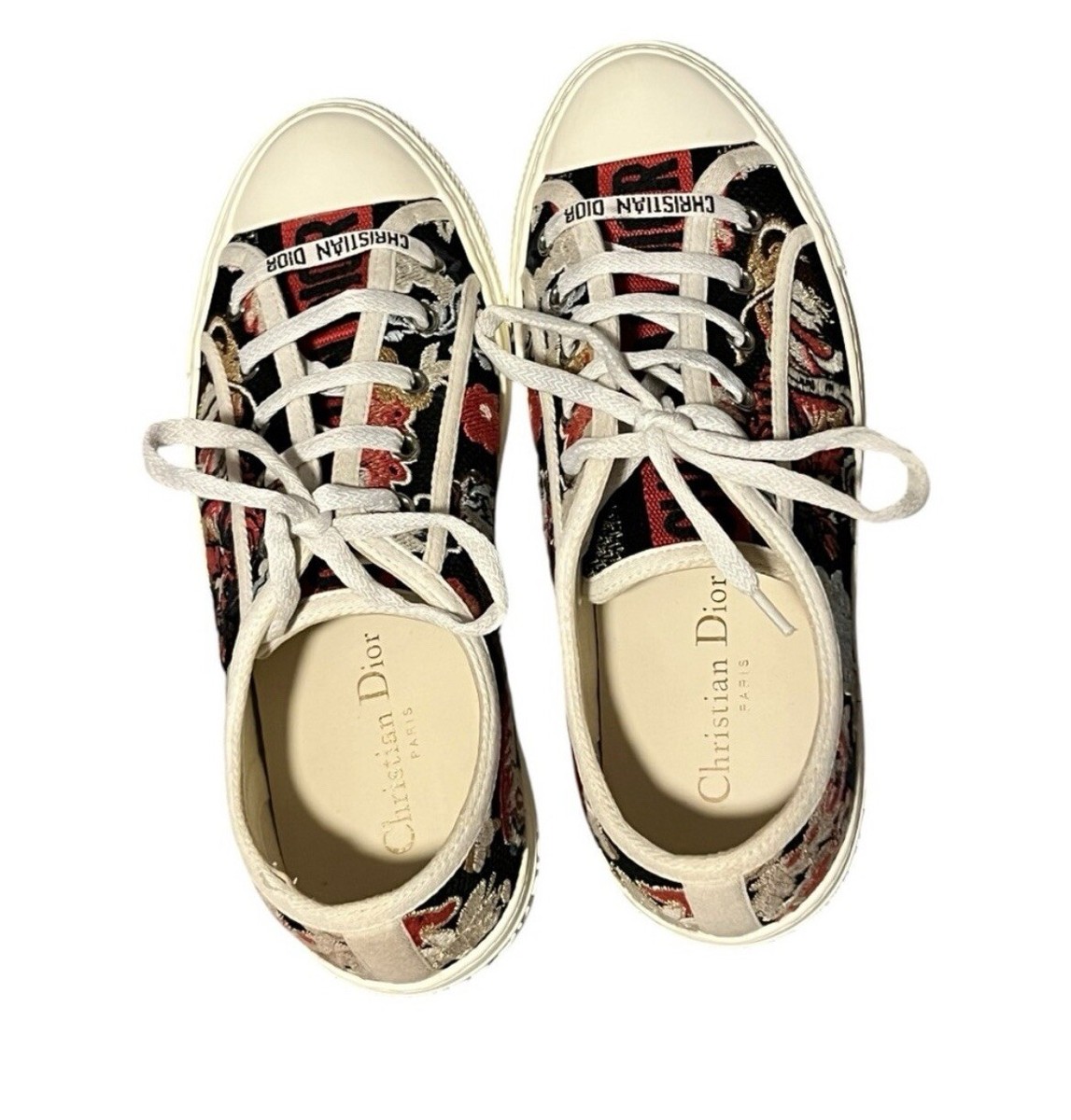 DIOR Floral Sneakers | eBay