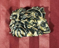 WEREWOLF, VAMPIRE (NOSFERATU) BELT BUCKLE  Vintage '78 INSTYLE Goth Biker Horror