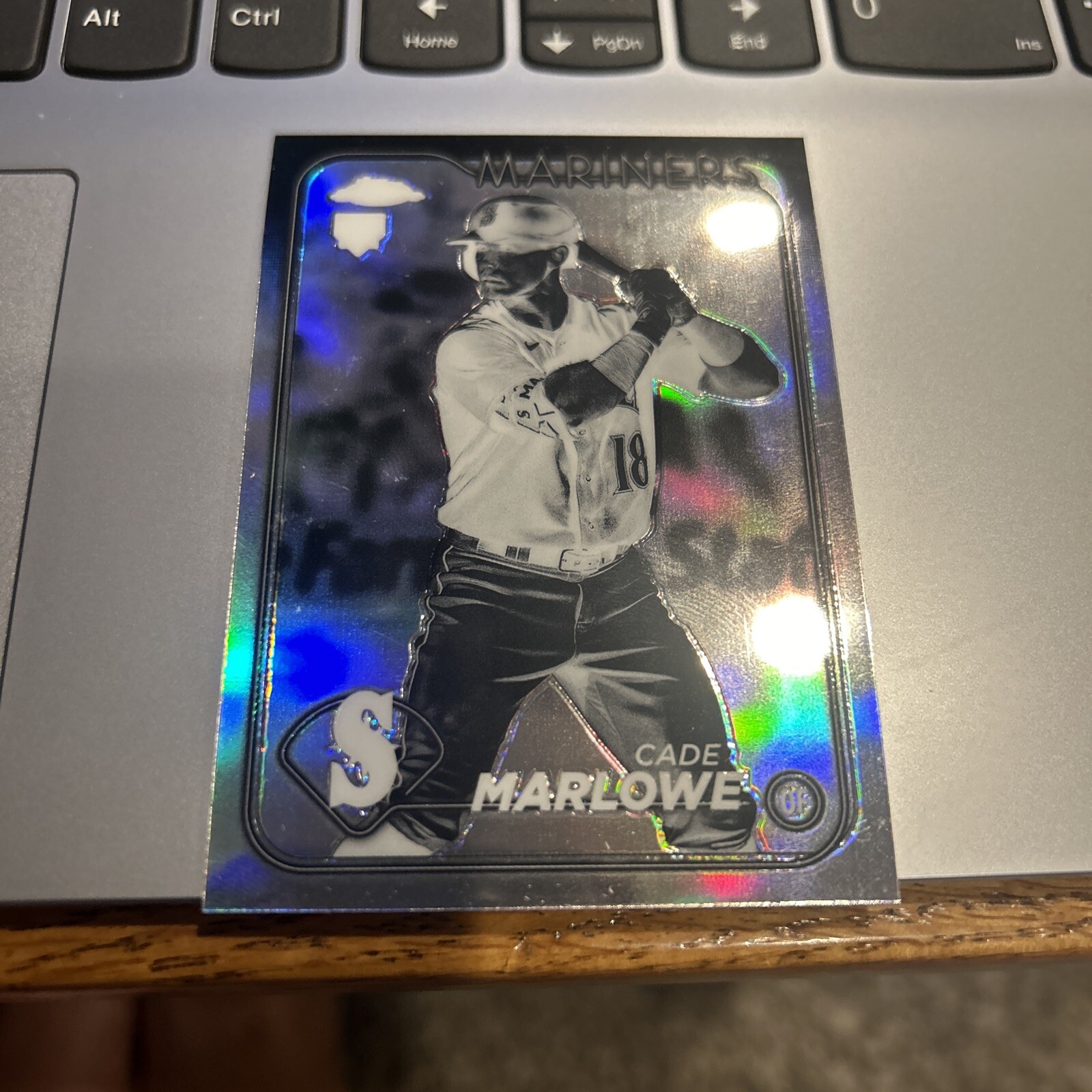 2024 Topps Chrome - Negative Refractor #266 Cade Marlowe (RC)