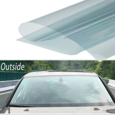 84%VLT Car Window Tint Anti UV Car Solar Windshield Film  Sunshade Film Blue