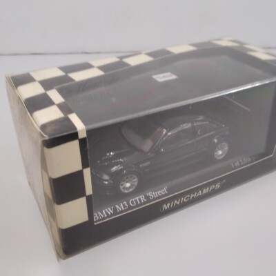 1/43 ミニチャンプス BMW M3 GTR 2001 1/43 MINICHAMPS BMW M3 GTR Street 2001 Black w/ Box From
