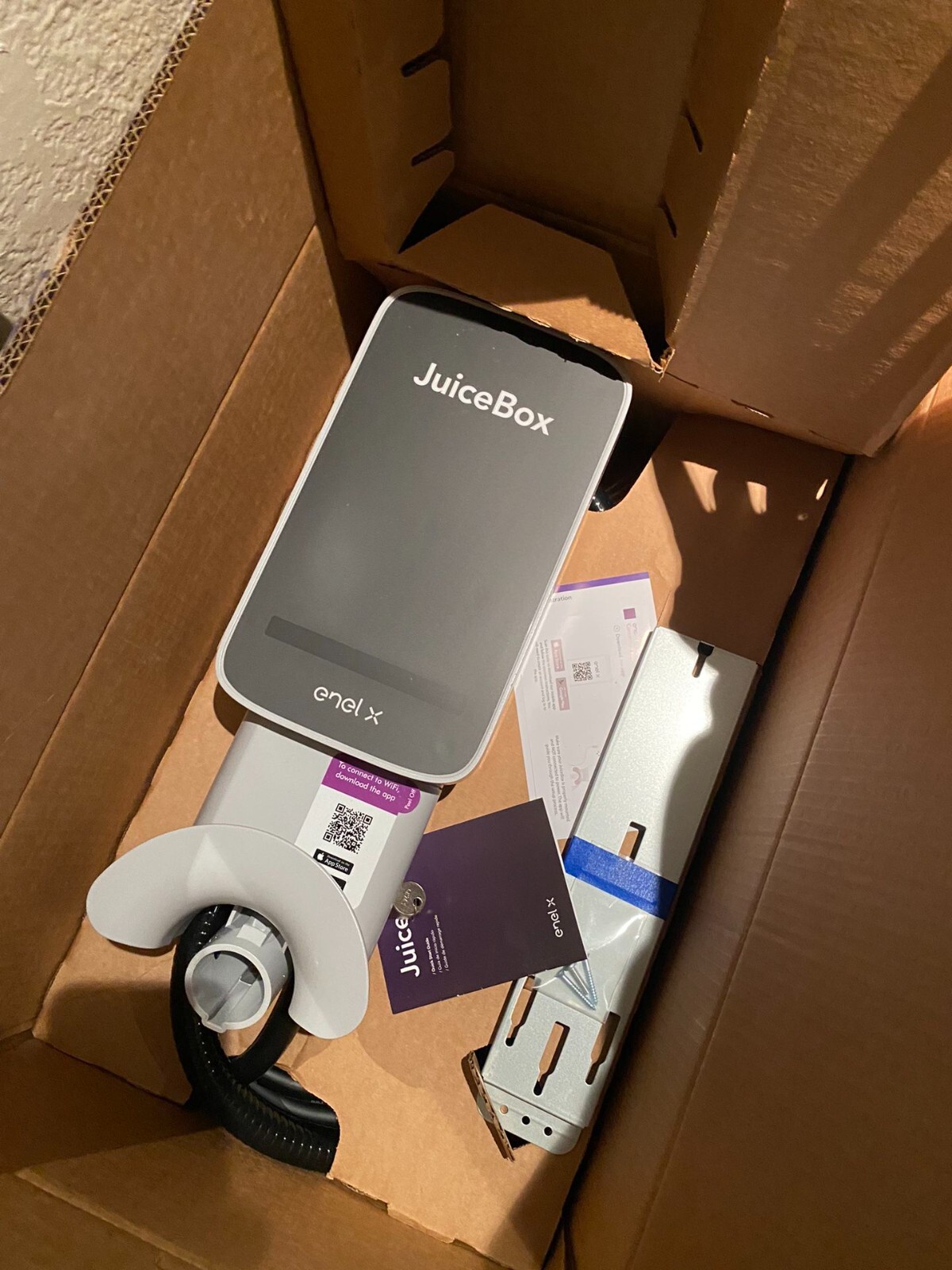 ENEL X JUICEBOX 32 AMP PLUGIN RESIDENTIAL EV CHARGER Used eBay