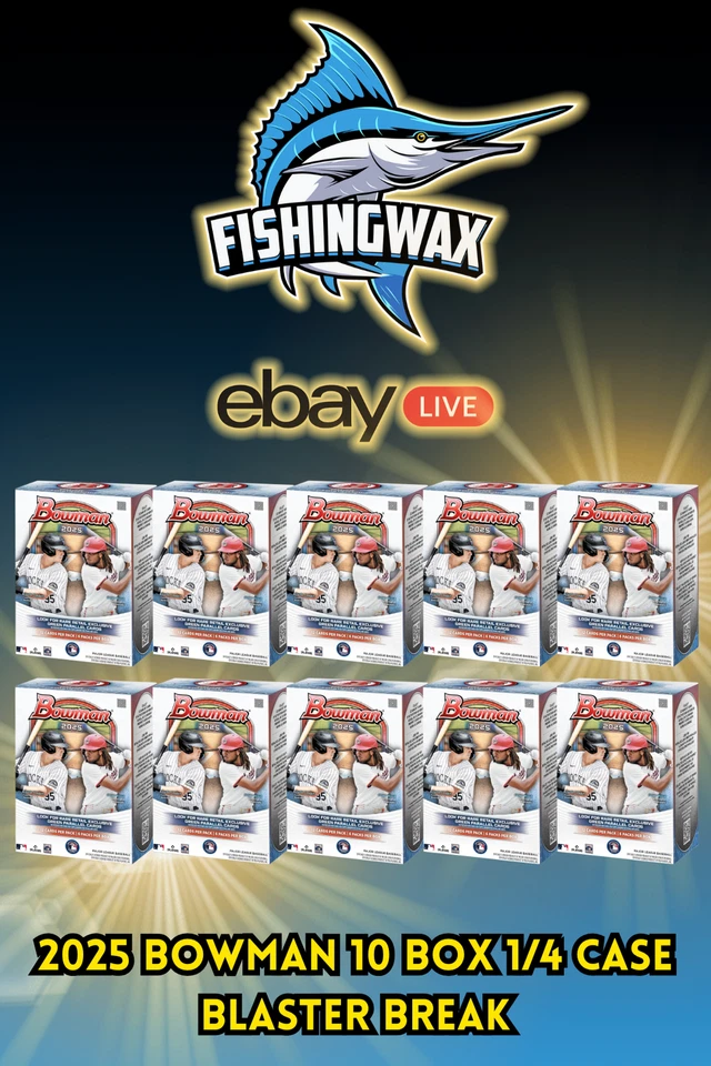 2025 Bowman Blaster 10 Box 1/4 Case Break 3524