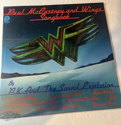 Sealed Paul McCartney & Wings Songbook P.K. & The Sound Explosion Vinyl LP 1977