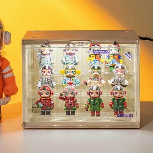 Popmart Figures Acrylic Display Box Display Container Storage Box 30x17x23.5cm - Picture 7 of 10