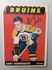 ☆SIGNED GARY DORNHOEFER☆ 1965-66 TOPPS #38 ☆☆ EX