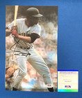 Willie Mays 6.5x11 Autographed Book Page PSA DNA San Francisco Giants