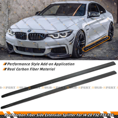 For 14-2020 BMW F32 F33 F36 4 Series Carbon Fiber Side Skirt