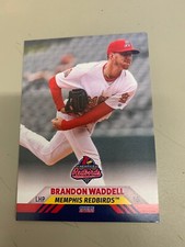 Brandon Waddell Card 2022 Memphis Red Birds Team Card