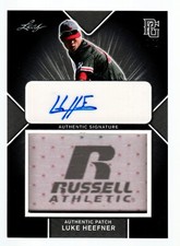 2020 Leaf Metal Perfect Game A-A Patch Auto Charcoal #PALH1 Luke Heefner 1/1