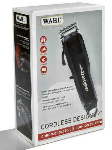 Wahl Professional Cordless Designer Clipper Black #8591 Brand New! Ships Quick!