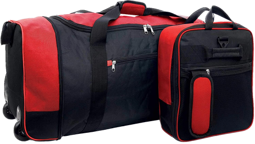 Travel Holdall On Wheels Bag Large Wheeled Suitcase 32" Holdall Luggage Folding - Picture 8 of 36