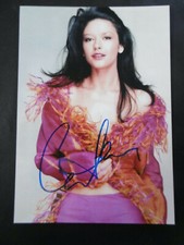 Catherine Zeta-Jones autograph signed 13x18 cm picture 