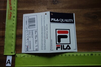 Alter Aufkleber Mode Kleidung Sportswear Fashion FILA (AB)