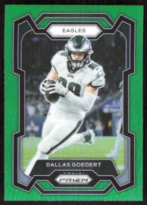 2023 1805E Panini Prizm Green PRIZM Dallas Goedert Philadelphia Eagles #238