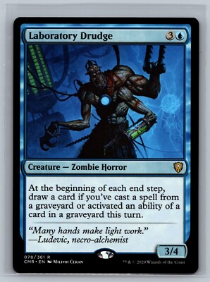 Magic The Gathering Commander Legends Laboratory Drudge #078/361 MTG TCG CCG