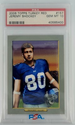 Jeremy Shockey 2006 Topps Turkey Red PSA 10 POP 1