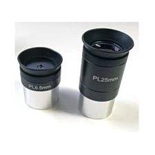 1.25" Plossl Eyepiece Set of 2 - 6.5mm&25mm for High&Low Power Telescope Viewing