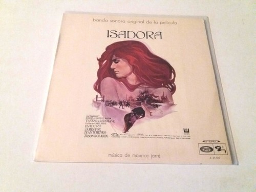 ORIGINAL SOUNDTRACK "ISADORA" LP VINYL 12" MB/VG MB/VG MAURICE JARRE BSO OST BAN - 第 1/2 張圖片