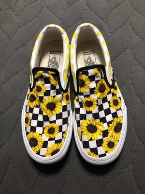 yellow black white vans