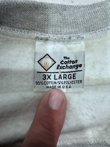 VTG 1990s Kansas State University KSU Wildcats Football Crewneck Men’s 3xL BH - Picture 3 of 6