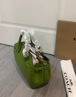 COACH Empire Carryall Bag 26 CU066 Green Outlet NEW leather | eBay