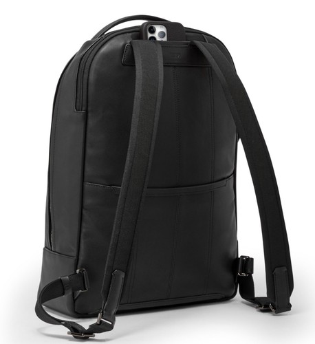TUMI Harrison Warren Black Backpack Pebbled Leather - Picture 22 of 22
