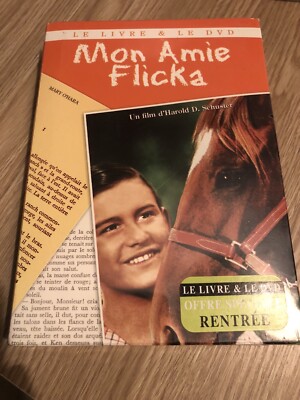 FLICKA DVD + BUCH MEINE FREUNDIN FLICKA PFERD REITEN NEU IM FRANZÖSISCHEN BLISTER