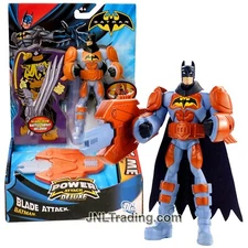 Yr 2012 DC Power Attack Deluxe 6" Figure Blade Attack BATMAN + Scarecrow Target