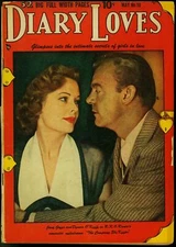 Diary Loves #10 1951 Golden Age Romance- Photo cover- Jane Grey VG