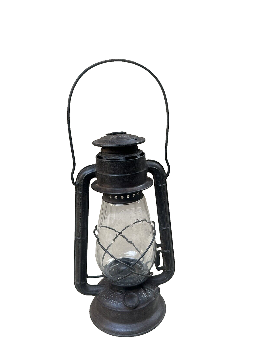 Dietz Junior Lantern N Y USA embossed mark Hindi English Original