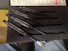 ADJUSTABLE REAMER SET CLEVELAND QUICK-SET 4 PC #43 1/4-3/8 NOS