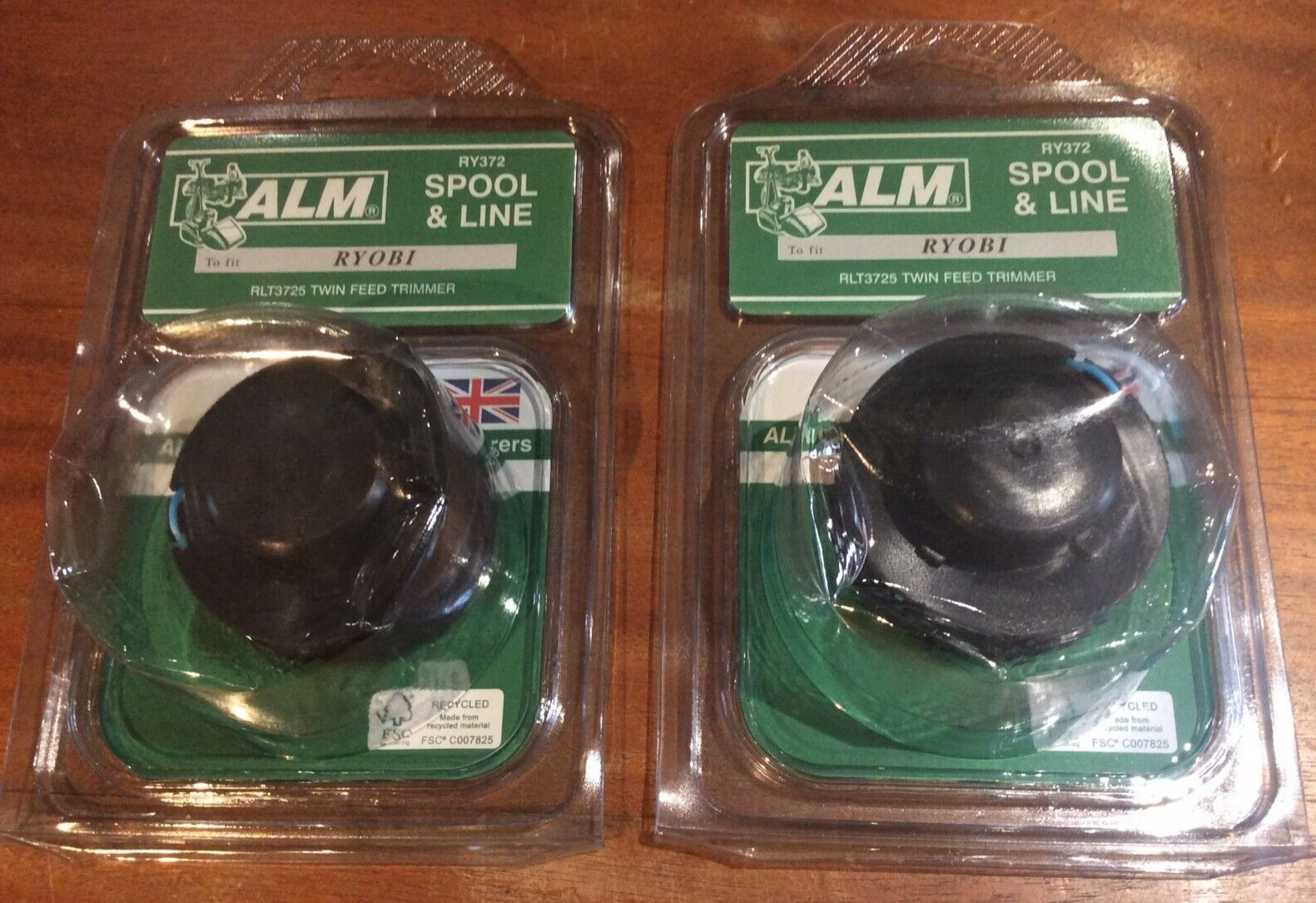 2 x ALM Spools & Line Gardening Essentials Draper Tesco Powerbase Ryobi RY372