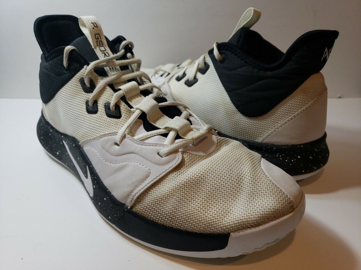 Nike Youth/ Mens PG 3 TB CN9512-108 White Black‎ Basketball Shoes Lace Up Size 5 Nike PG 3 TB  main image 2