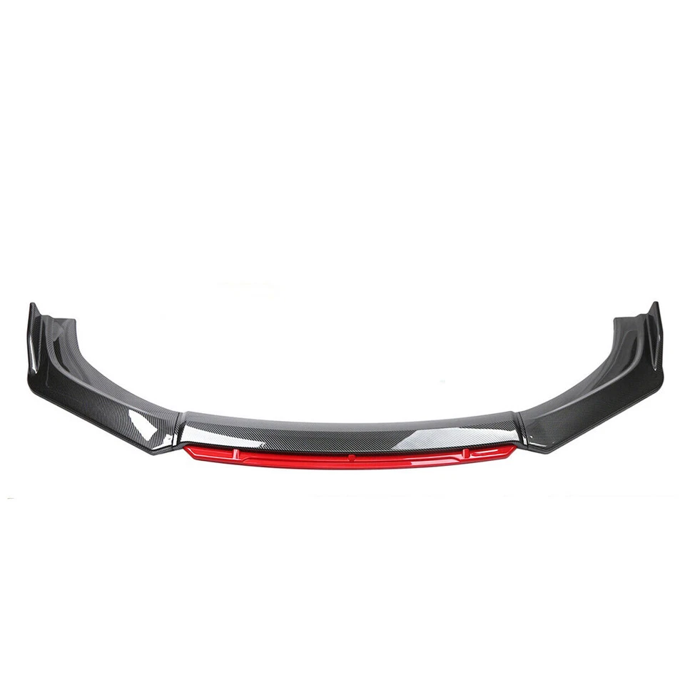 For Buick Lacrosse Front Bumper Lip Spoiler Splitter Diffuser Carbon Fiber Red Foto 4 de 4