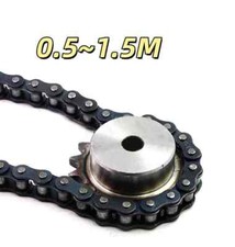 Image of 0.5~1.5M Simplex/Double Roller Chain Link Drive Industrial Chain Quality Product