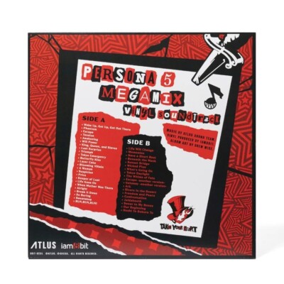 Persona 5 Megamix Vinyl Record Soundtrack LP Red VGM OST P5 ATLUS