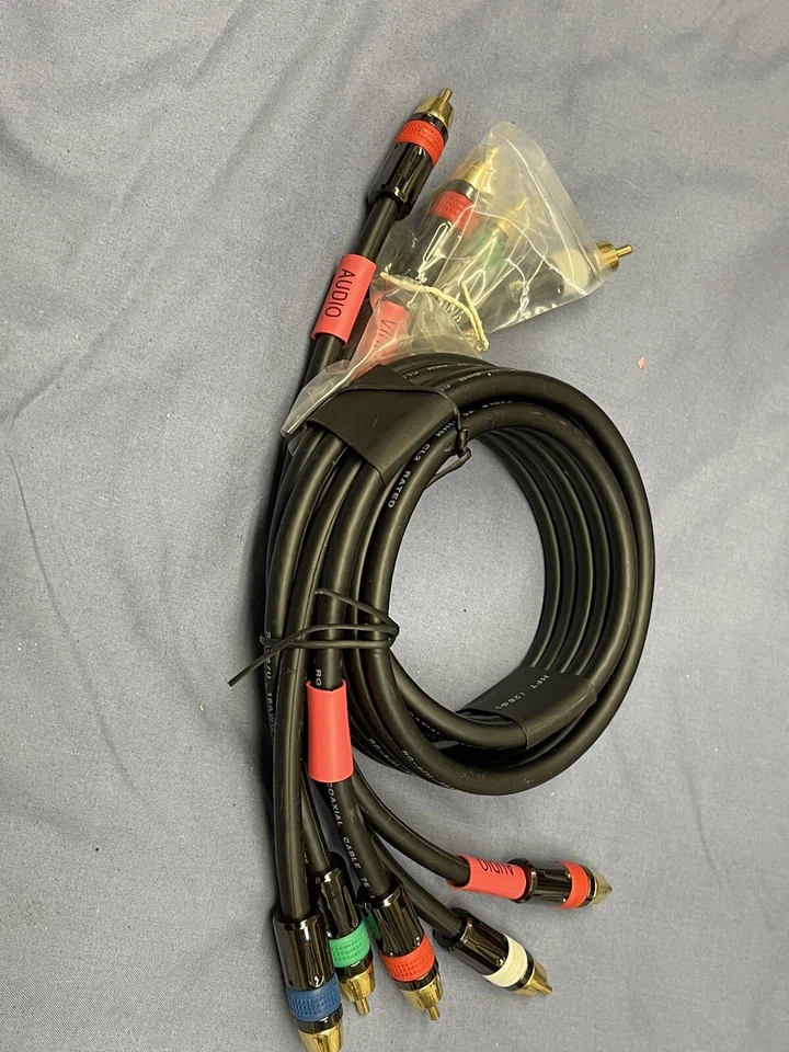 Cable coaxial de video Monoprice - 6 pies - negro | 18 AWG CL2 Prem 75 OHM CLASIFICACIÓN CL2 Foto 2 de 2