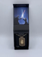 C3PO Pendant with Chain Star Wars Stainless Steel Gold Colored New w/ Tag & Box