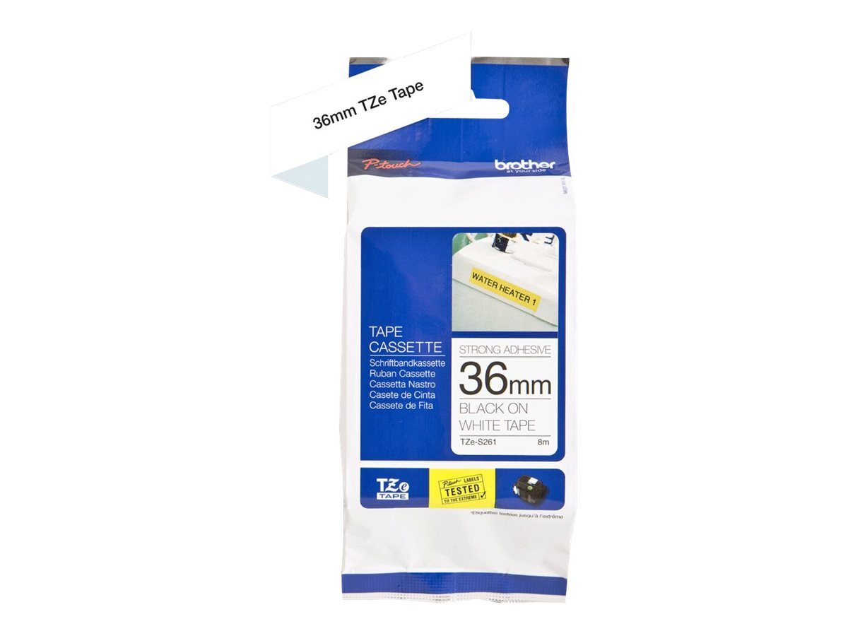 Brother TZeS261 TZ 8 m 1 pz 3,6 cm Etichette / etichette TZES261