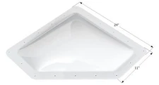 Skylight Dome NSL208W, White