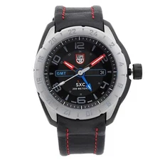 Luminox Space SXC GMT 45mm Steel PVD Black Dial Mens Quartz Watch XU.5127