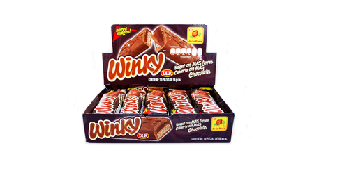 One Box Chocolates WINKY of 10 Pieces - De La Rosa Nougat