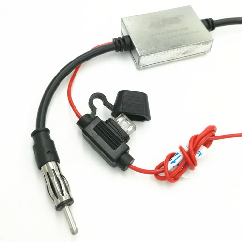 Car Auto Stereo FM AM Radio Signal Antenna Aerial Signal Amp Amplifier Booster - Bild 12 von 19