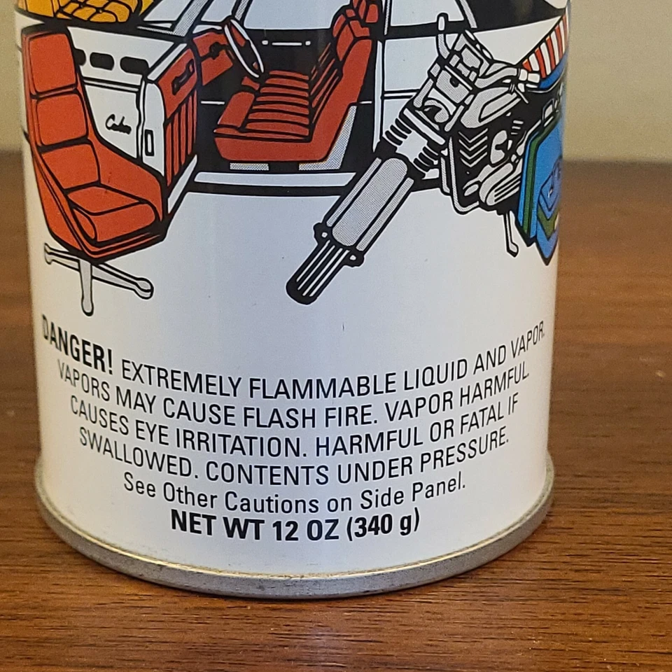 Mar Hyde VINYL COLOR AEROSOL SPRAY Can REGAL BLUE 2108 NOS Prop - Image 3 of 4