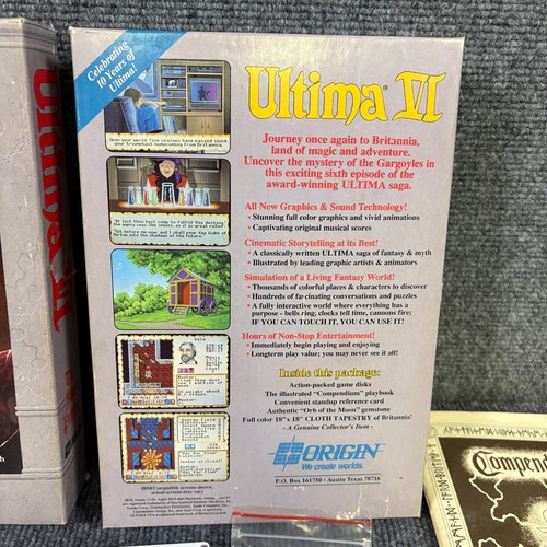 Ultima VI False Prophet Special Signature Collectors Edition IBM DOS PC Big Box - Picture 3 of 18