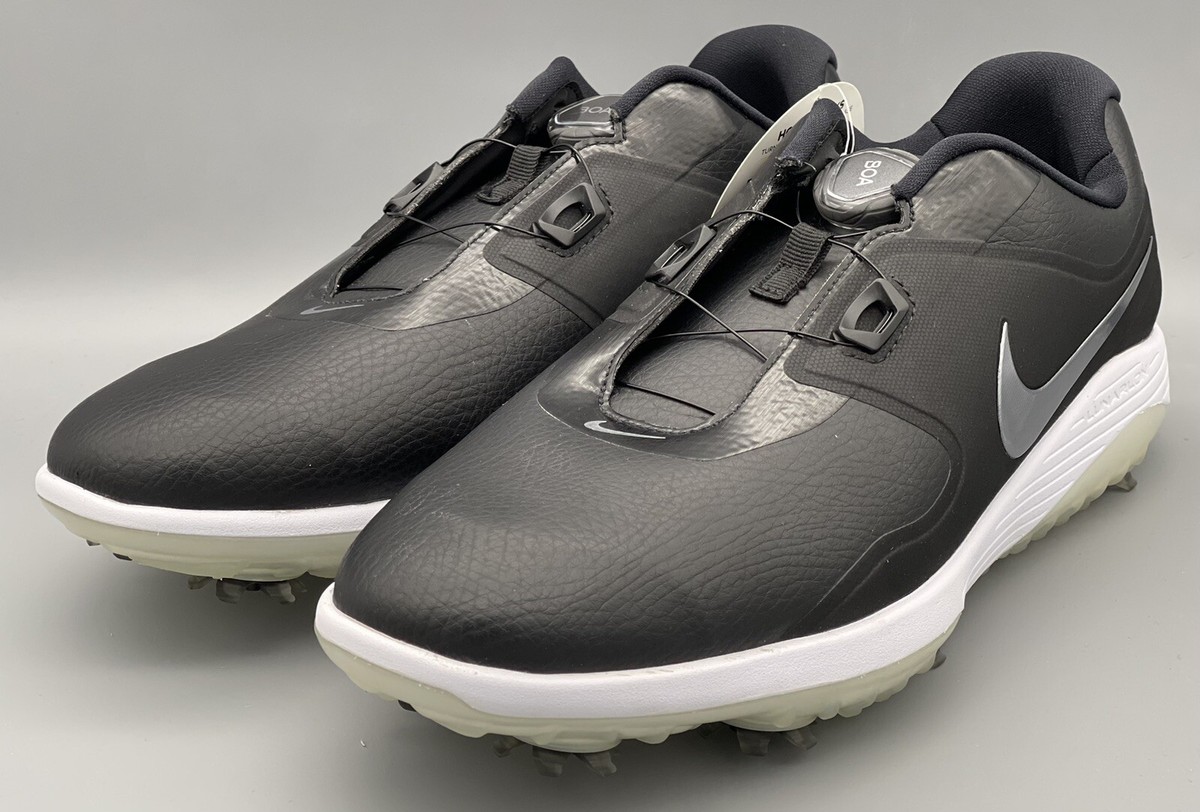 Nike Vapor Pro Boa Golf Cleats Shoes Spikes Black AQ1790-001 Men's