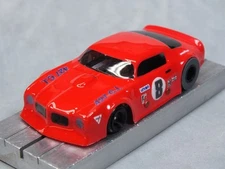 HO Slot Car Parts - Firebird Trans-Am Clear .010 Lexan Body Lot of 2 - w/ MASKs